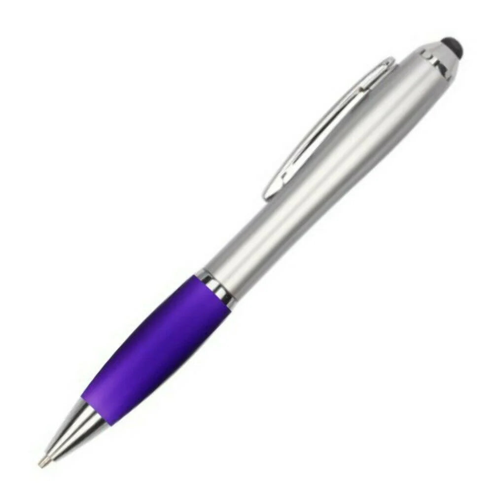 Best mobile for seniors accessory – BigPurplePhone stylus for easier touchscreen use and doubles as a regular pen for everyday writing.
